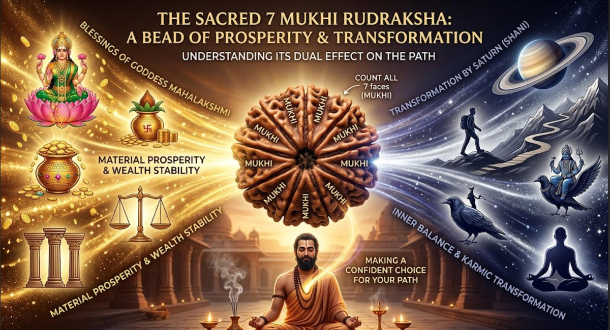 7 Mukhi Rudraksha and It's benefits