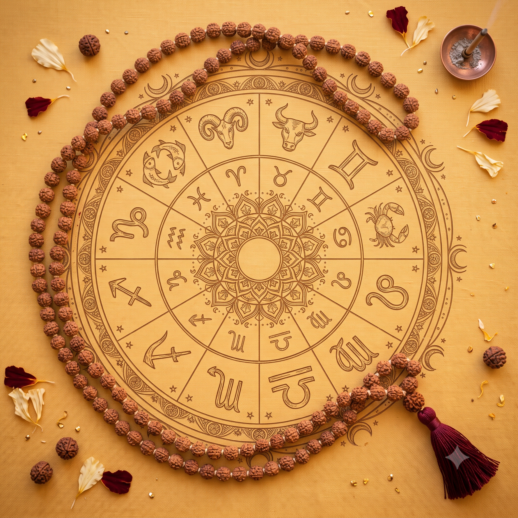 Rashi Rudraksha: Matching Beads to Your Zodiac Sign