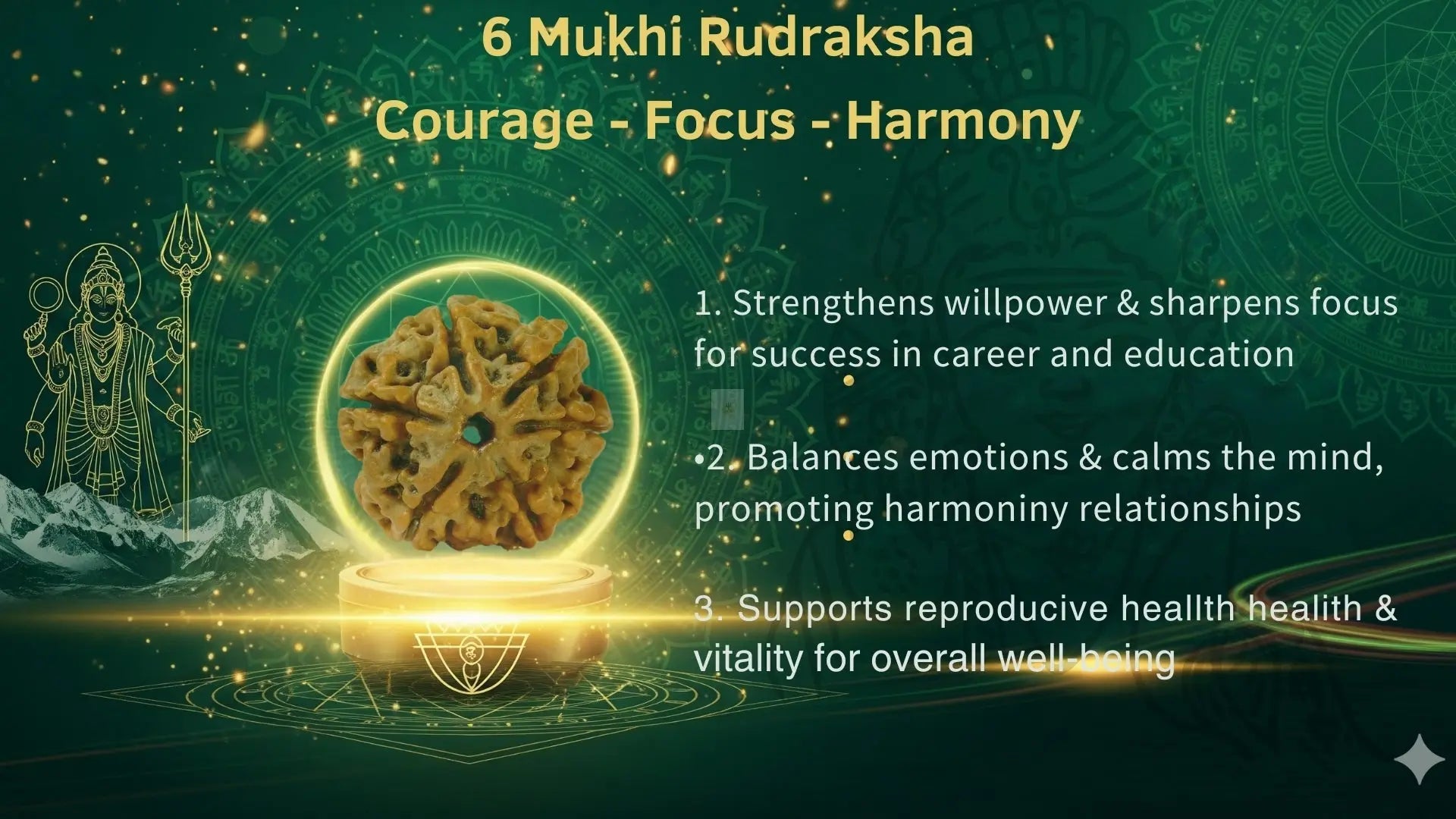 Six Mukhi 6 Face Rudraksha Collection - Rudra Kailash