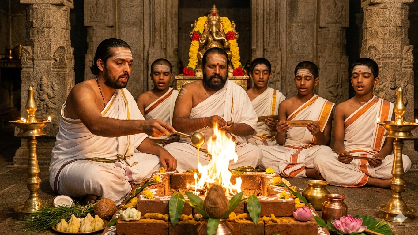 Ganapathi Homa — Online Vedic Fire Ritual for Obstacle Removal