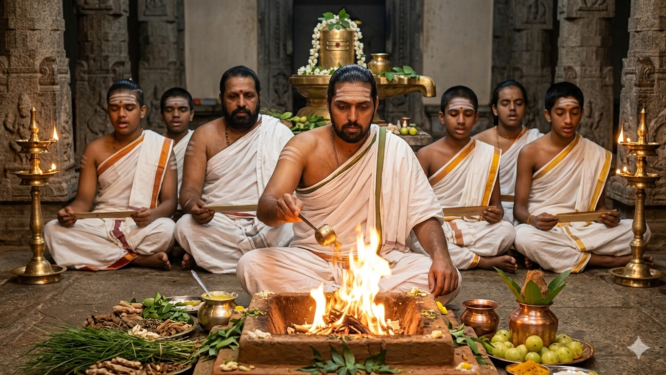 Ayushya Homa — Online Vedic Fire Ritual for Longevity & Health