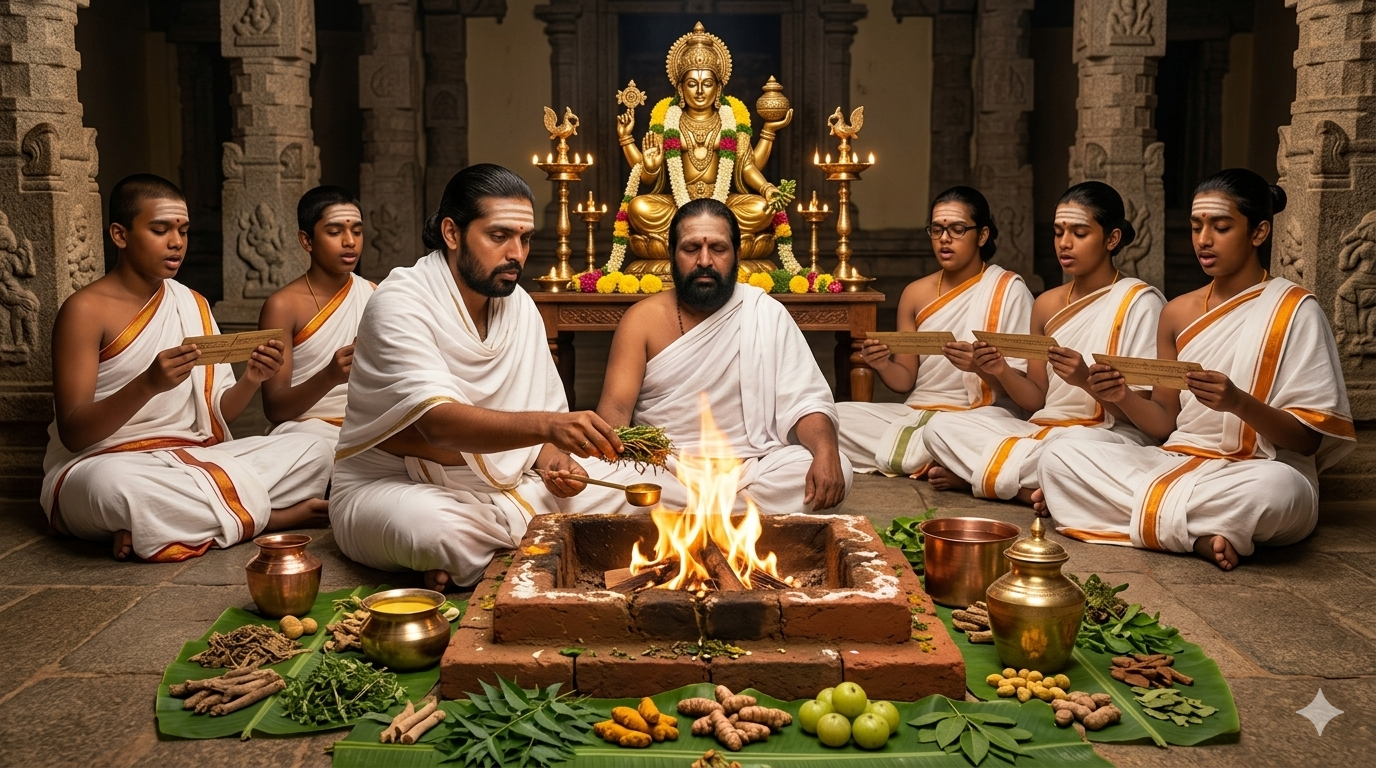 Dhanwantari Homa — Online Vedic Fire Ritual for Healing & Recovery