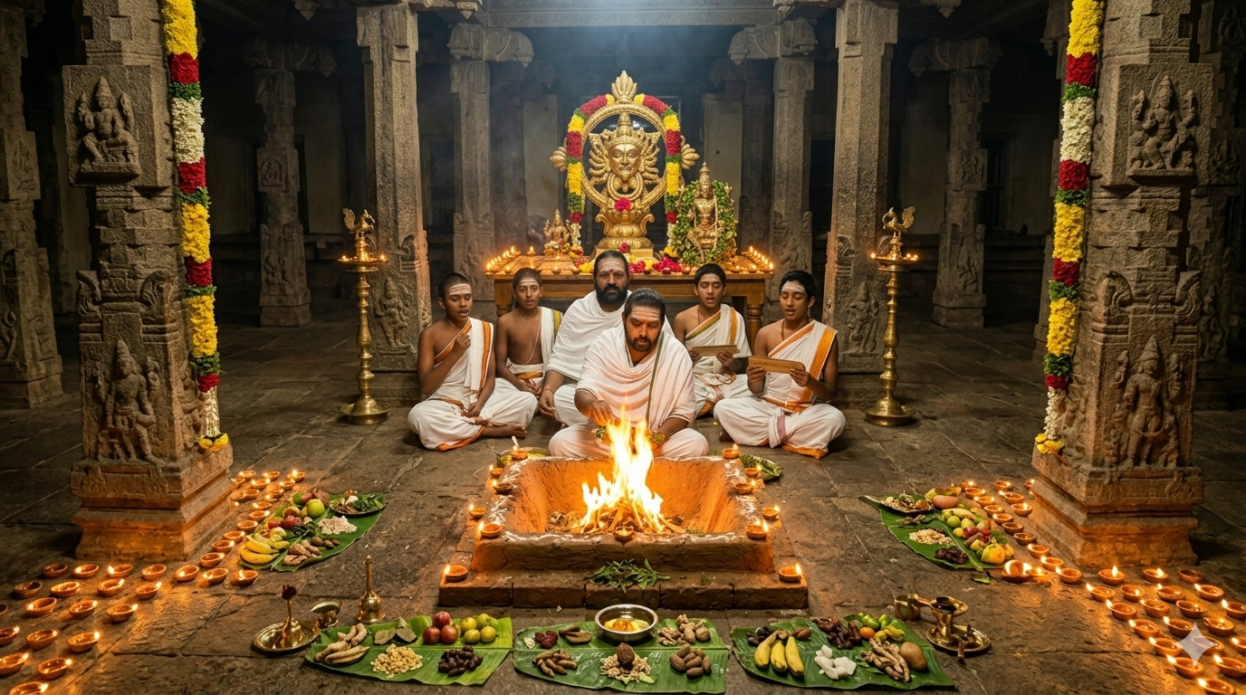 Sudarshana Homa — Online Vedic Fire Ritual for Protection & Victory