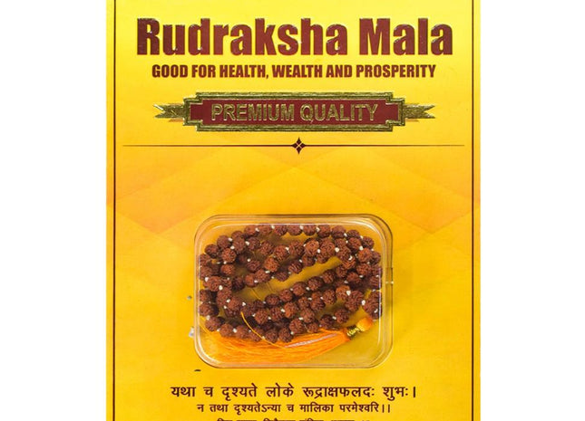5 Mukhi Rudraksha Mala 6.0 MM - Rudra Kailash