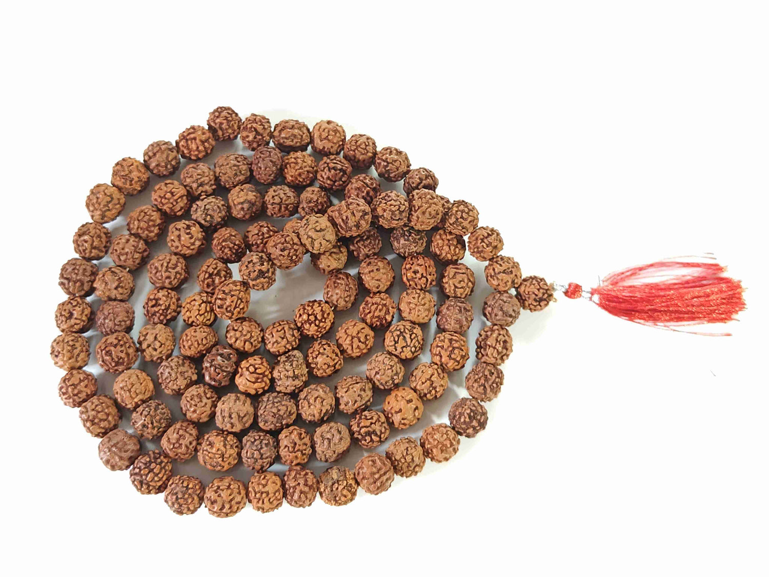 5 Mukhi Rudraksha Mala 11mm-12mm