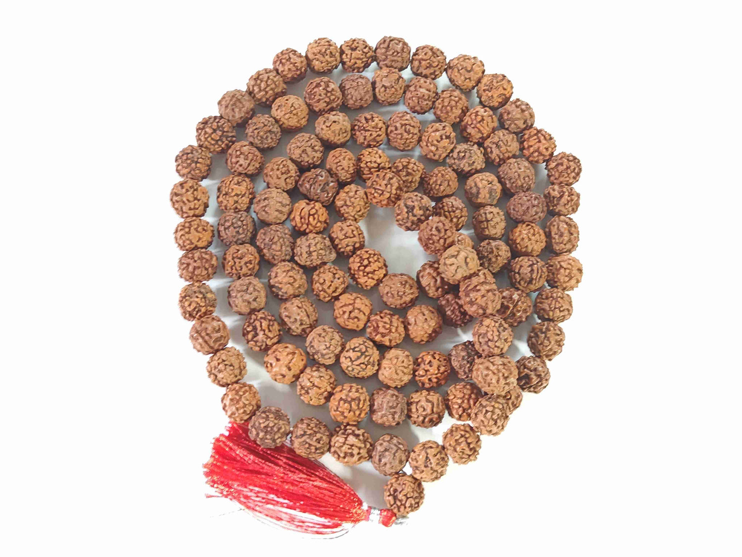 5 Mukhi Rudraksha Mala 11mm-12mm