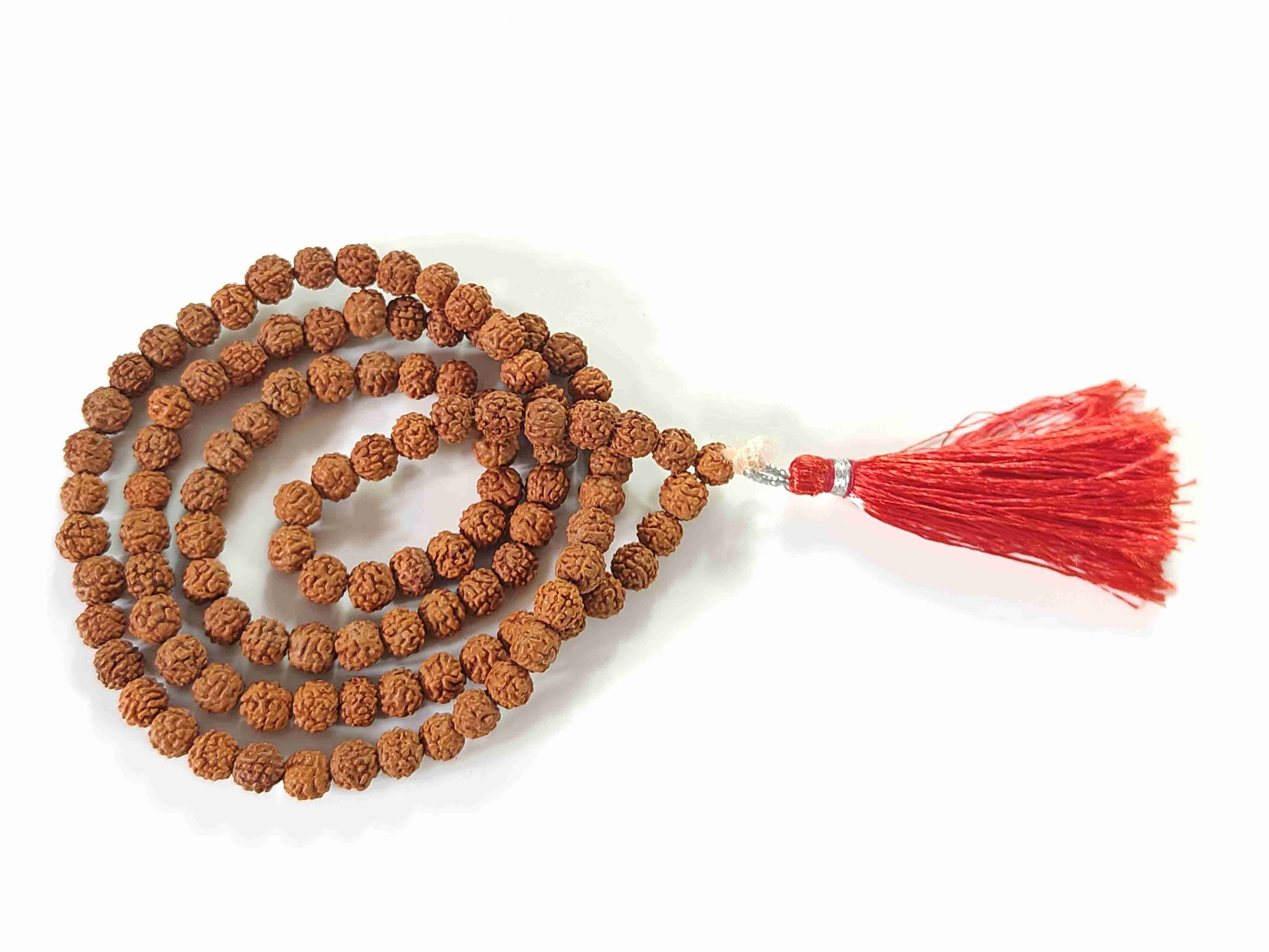 5 Mukhi Rudraksha Mala 6.0mm-6.50mm