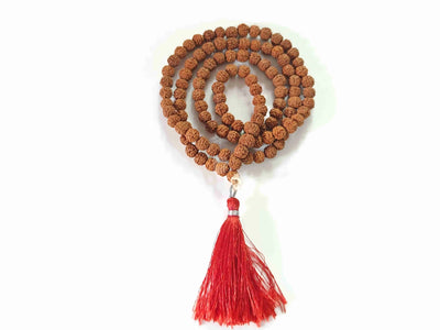 Verified 5-Mukhi mala — 6.5–7.0 mm. Our most popular size — balanced & gift-ready. Rudra Kailash
