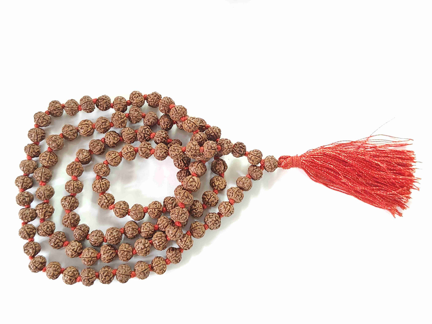5 Mukhi Rudraksha Mala 8.0mm-8.5mm