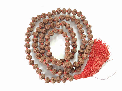 5 Mukhi Rudraksha Mala 8.0mm-8.5mm Rudra Kailash