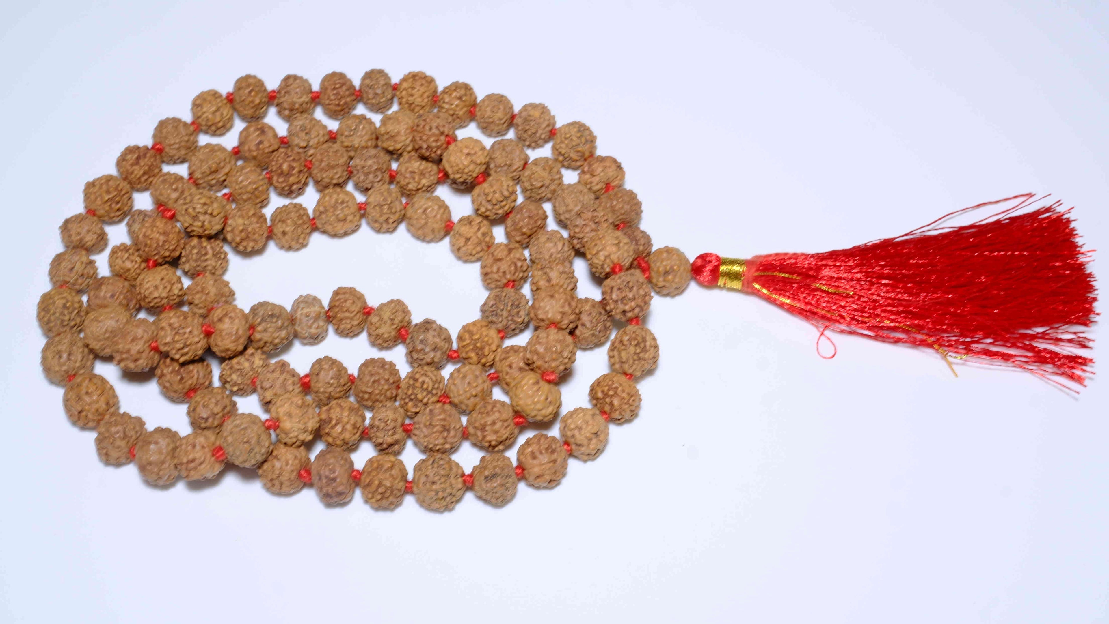 7 Mukhi Rudraksha Mala