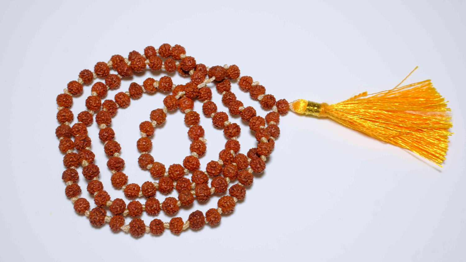 5 Mukhi Rudraksha Mala 5.0mm-6.0mm