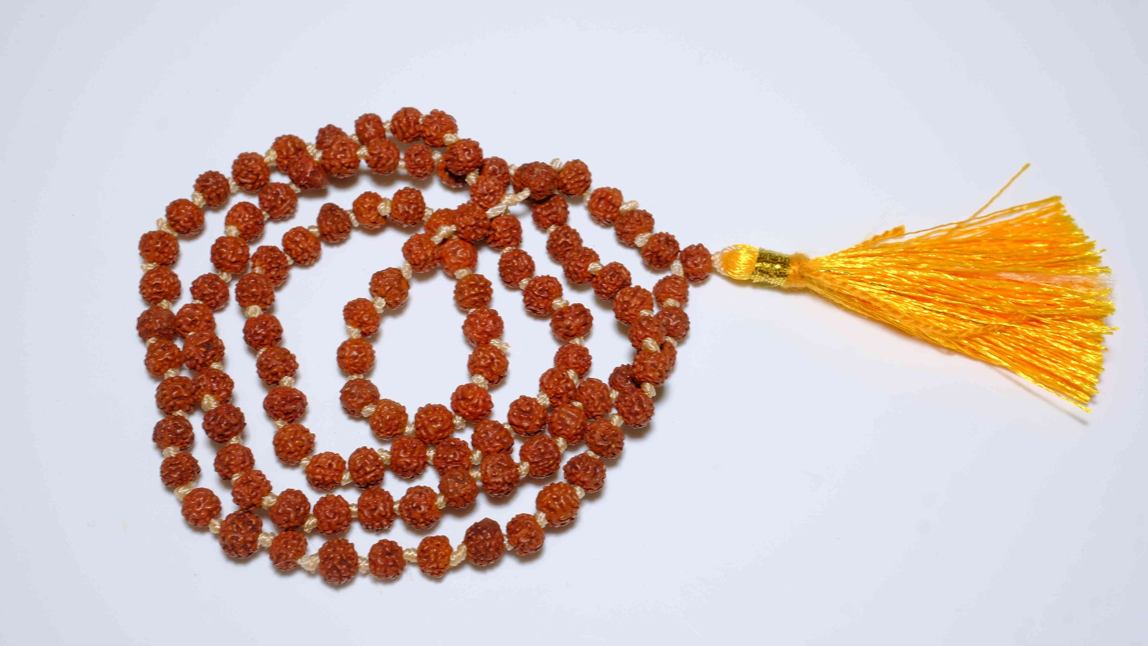 5 Mukhi Rudraksha Mala 5.0mm-6.0mm