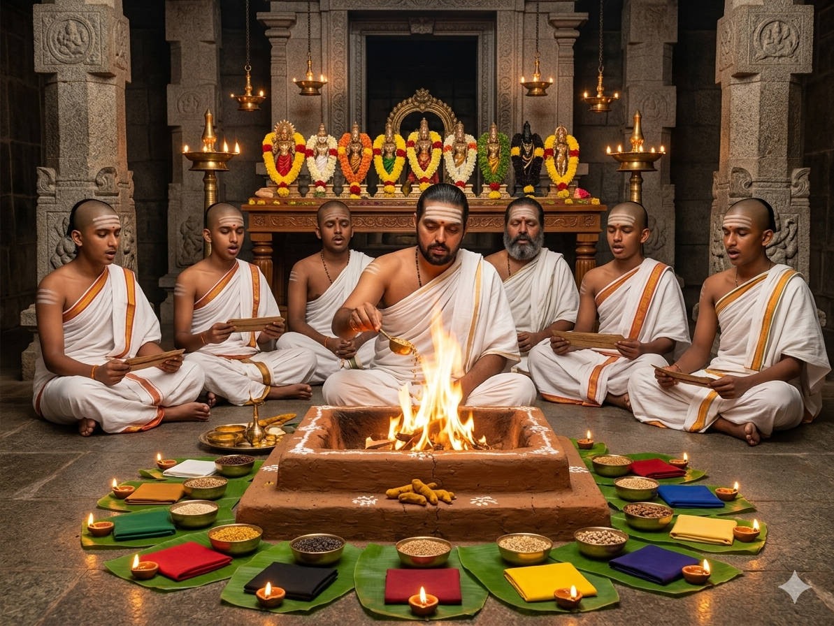 Navagraha Shanti Homa — Online Vedic Fire Ritual for Planetary Balance