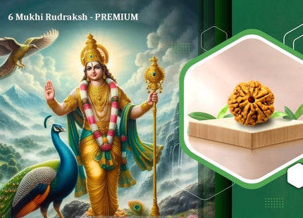 Six Mukhi 6 Face Premium Rudraksha – Confidence, Emotional Balance & Positivity - Rudra Kailash