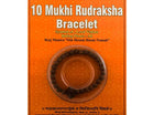 Ten Mukhi 10 Face Rudraksha Bracelet - Rudra Kailash