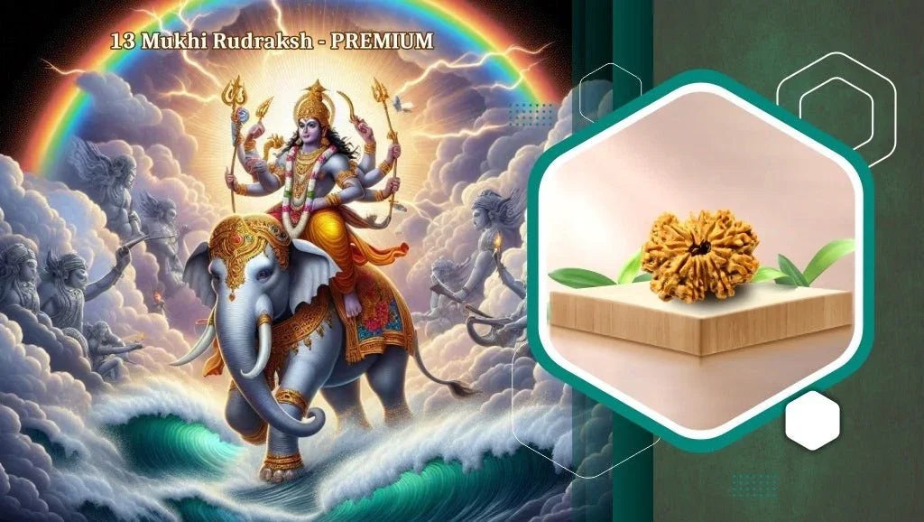Thirteen Mukhi 13 Face Premium Rudraksha: – Attraction, Prosperity & Desire Fulfillment - Rudra Kailash