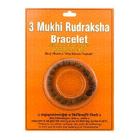 Three Mukhi 3 Face Rudraksha Bracelet - Rudra Kailash
